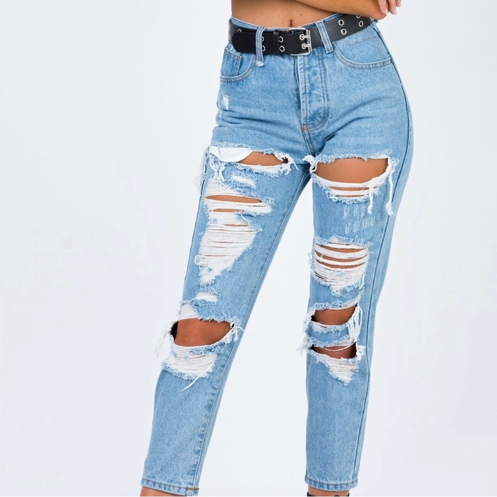 Princess poly lioness ripped jeans